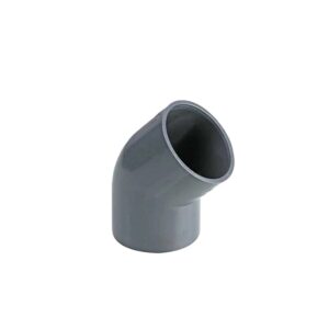 PİMTAŞ U-PVC 45° Solvent Weld Socket Elbow Ø50mm PN16