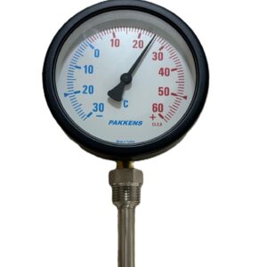 PAKKENS Bottom Connection Thermometer Ø100mm -30+60°C 1/2"