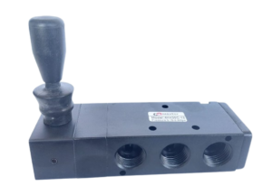 MAXTOR 4H430C15 Pneumatic Valve, Lever Operated Closed Center 1/2'' 5/3