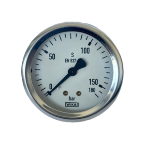WIKA 232.50.100 Stainless Steel Glycerin-Filled Pressure Gauge 160 Bar