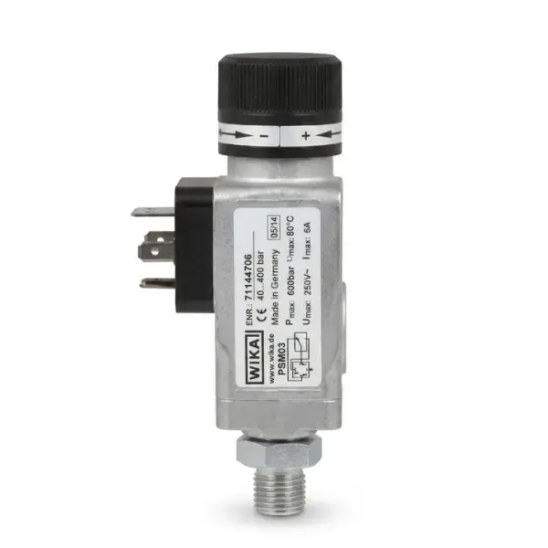 WIKA PSM03 71144706 Pressure Switch 1/4" 40-400 Bar