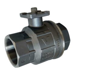 VALPRES Stainless Steel Ball Valve Actuator Mountable 1 1/2" PN64 316