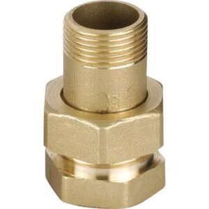 KONSAN Brass Straight Radiator Fitting 1/2"