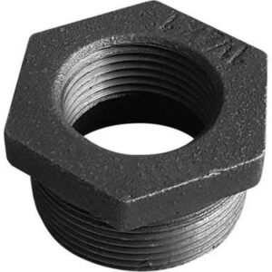 TRAKYA DÖKÜM Black Reducing Coupling 3/4" - 3/8"