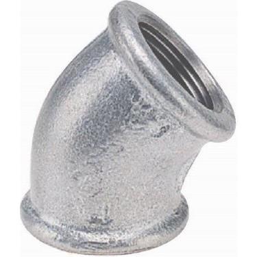 TRAKYA DÖKÜM 45° Galvanized Open Elbow 3/4"