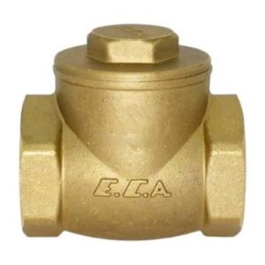 ECA Brass Swing Check Valve PN25 3/4"