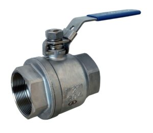 AYVAZ V-2TN Two-Piece Ball Valve 3/4" AISI304