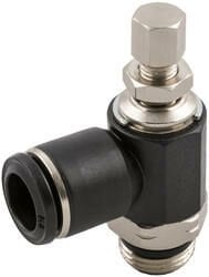 AIGNEP Pneumatic Speed Control Elbow Ø8 - 3/8"