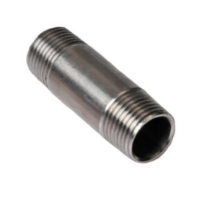 Stainless Steel Double Threaded Pipe Nipple 2 1/2" x 10cm