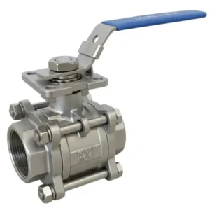 Actuator Compatible 3-Piece Stainless Steel Ball Valve PN63 1 1/2"