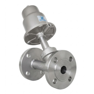 ALFANOX 301 Stainless Steel Y-Type Pneumatic On-Off Valve PN16 DN32
