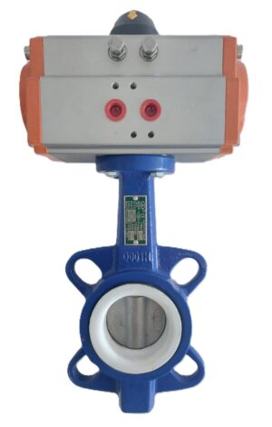 Ayvaz KV-1 Pneumatic Actuated Butterfly Valve DN80