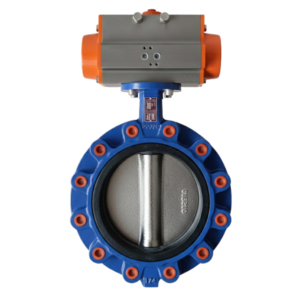 AYVAZ KV-8 Lug Type Pneumatic Actuated Butterfly Valve PN16 DN300