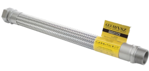 Ayvaz Stainless Steel Braided Hose R+N 1 1/2" L:300mm