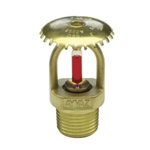 Ayvaz Chrome-Plated Sprinkler 79°C Quick Response 3mm Glass Bulb Upright (Pendent)