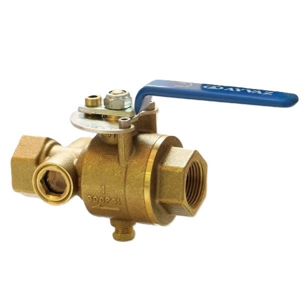 AYVAZ Test and Drain Valve K: 80 with Orifice 1 1/4"