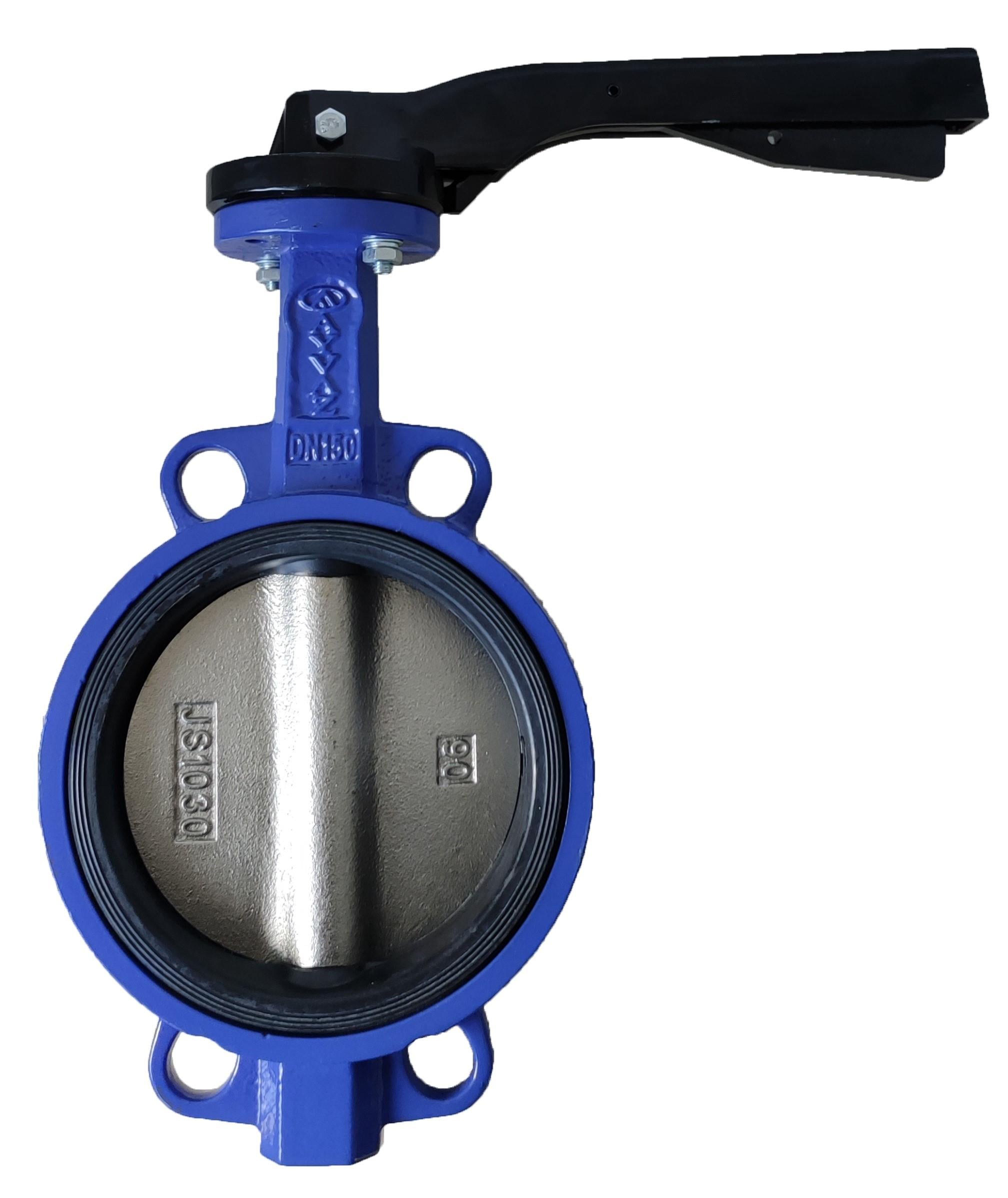AYVAZ KV-7 Wafer Type Butterfly Valve Nickel Disc DN100