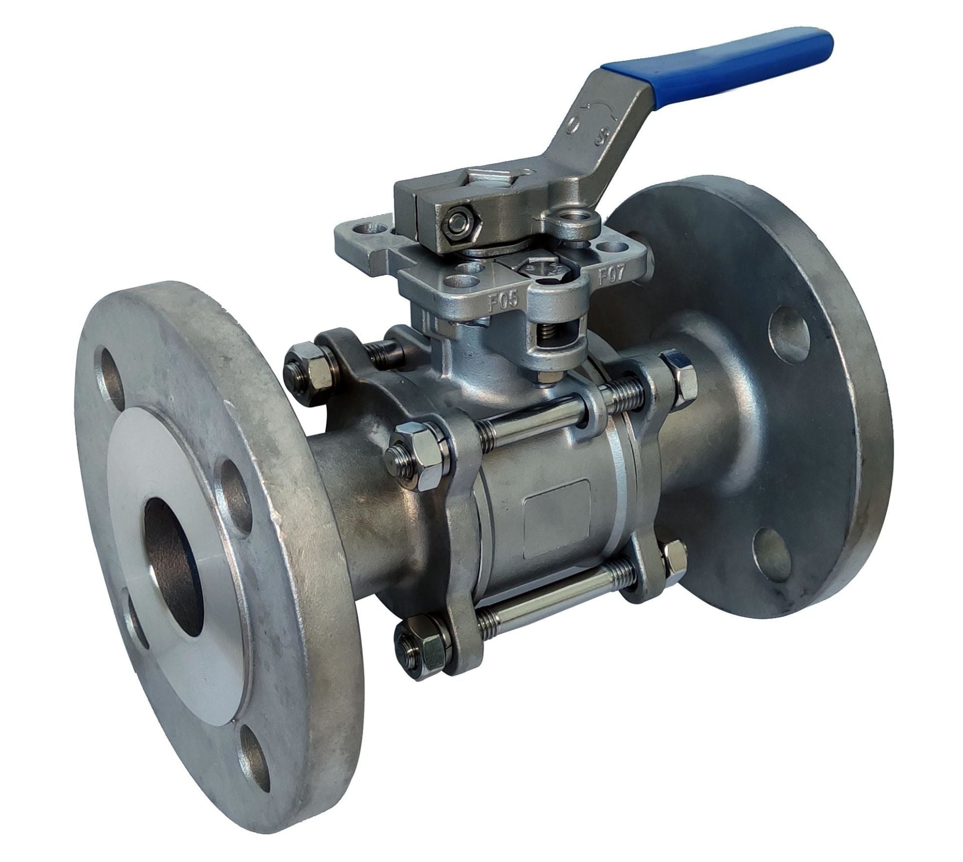 Actuator Mountable Ball Valve Stainless Steel DN15 AISI304