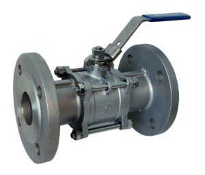 AYVAZ V-3F 3-Piece Stainless Steel Ball Valve DN15 PN40