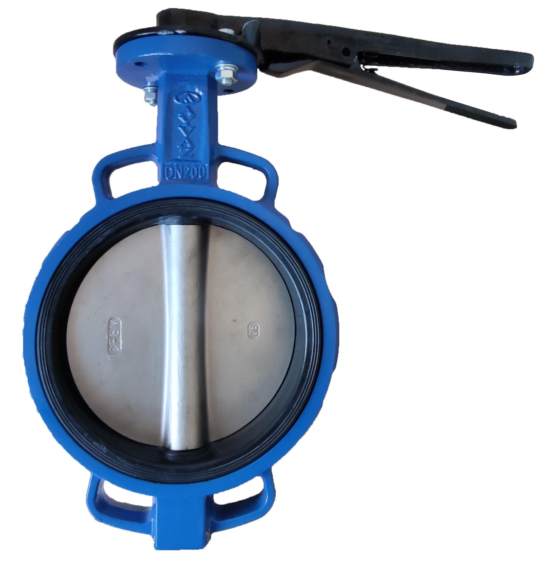 AYVAZ KV-3 Wafer Type Butterfly Valve DN200 PN16