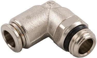 MAXTOR 1/8" x 6mm Metal Pneumatic Rotary Elbow