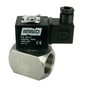 Stainless Steel Solenoid Valve Normally Closed 1" 7901-KDNF005-060-220AC