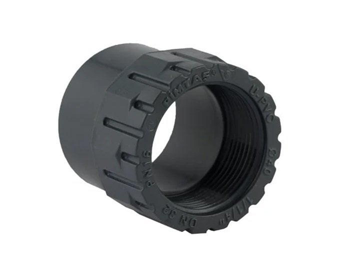 U-PVC Reducing Adapter Ø25mm-3/4" Single Side Female Threaded