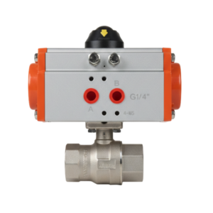 Pneumatic Actuated Brass Ball Valve 1" PN40