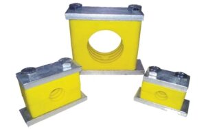 Heavy Duty Metal Reinforced Hydraulic Pipe Clamp Ø16mm