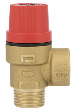 PAKKENS Fixed Safety Valve Male 1/2" - 3 Bar