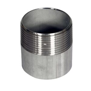 Stainless Steel Single-End Nipple 1 1/2" AISI 304