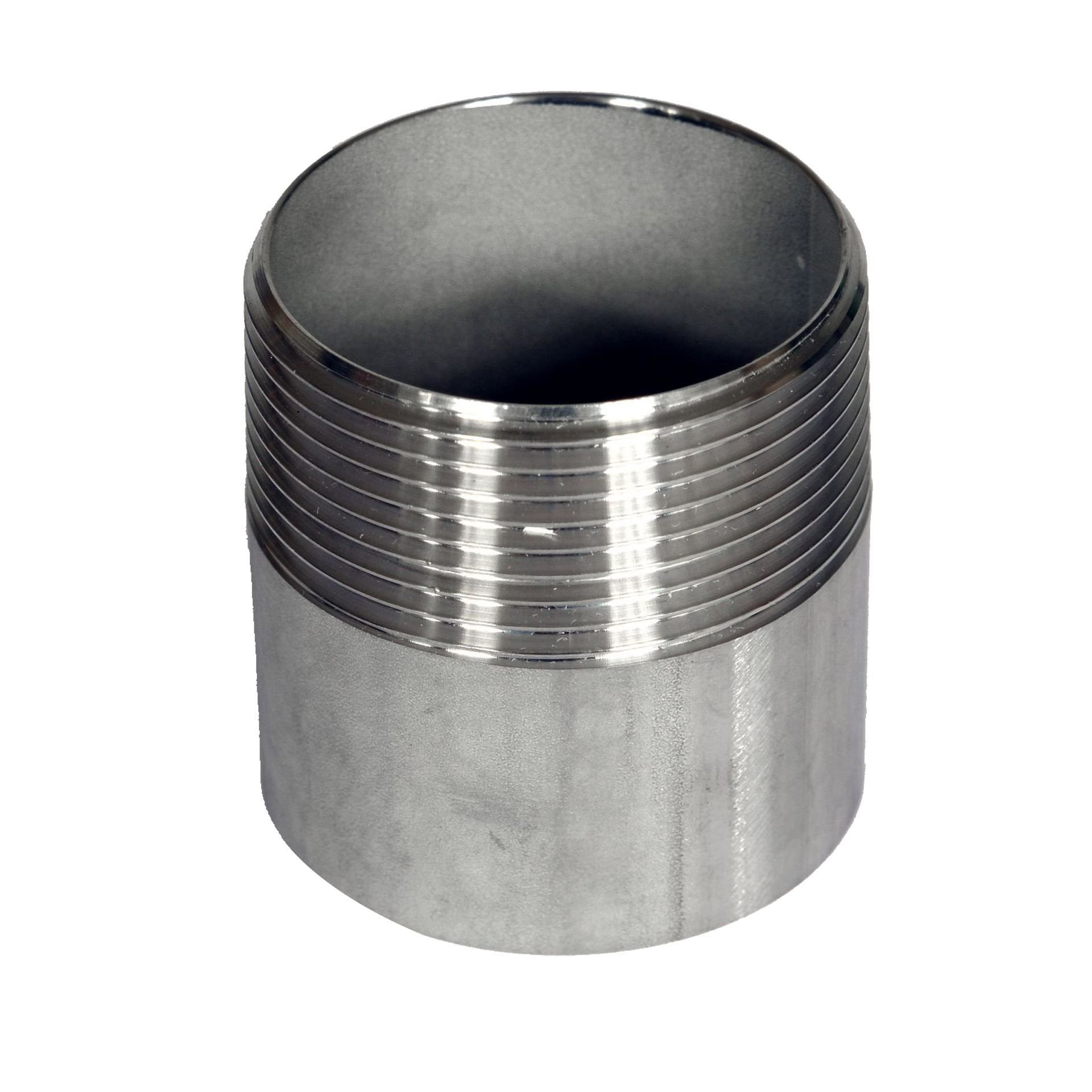 Stainless Steel Single-End Nipple 3" AISI 304