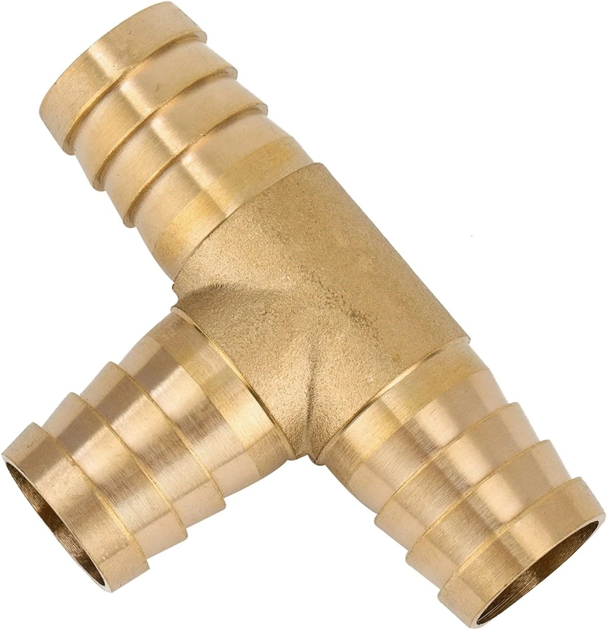 Yellow Brass Hose Tee 8mm