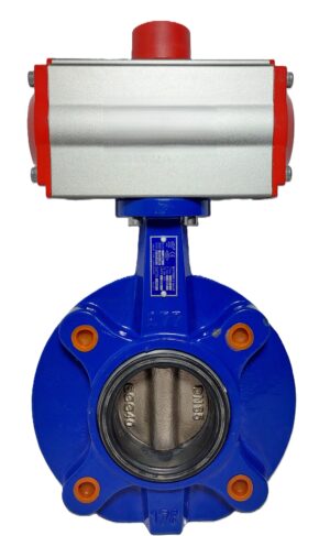 Ayvaz KV-8 Pneumatic Actuated Butterfly Valve DN65