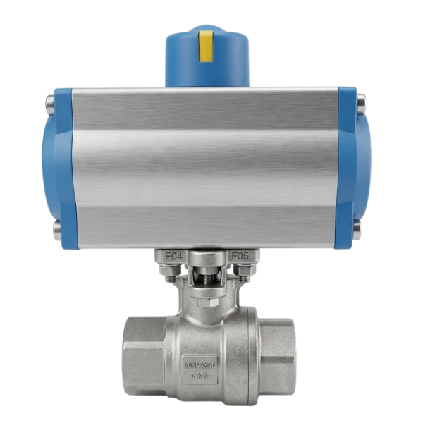 Pneumatic Actuated Stainless Steel Ball Valve PN63 1"