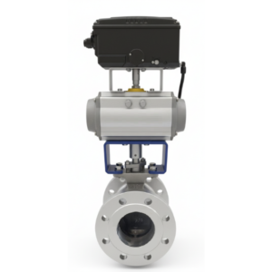 Pneumatic Proportional Control Valve Segment Ball Valve DN50 PN16
