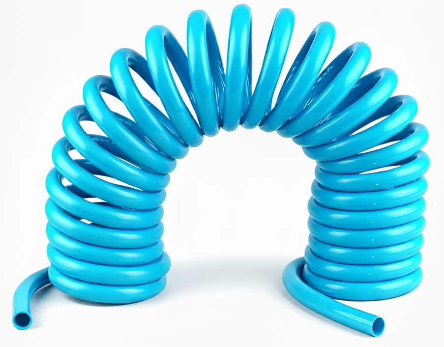 Polyurethane Spiral Air Hose 5.5 x 8 mm 5 Metre