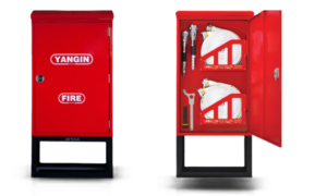 Ayvaz Sahra Type Fire Cabinet 2 Sets DN65 30 m Hose + Nozzle