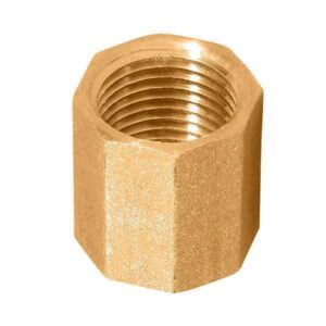 Yellow Brass Coupling 1/4"
