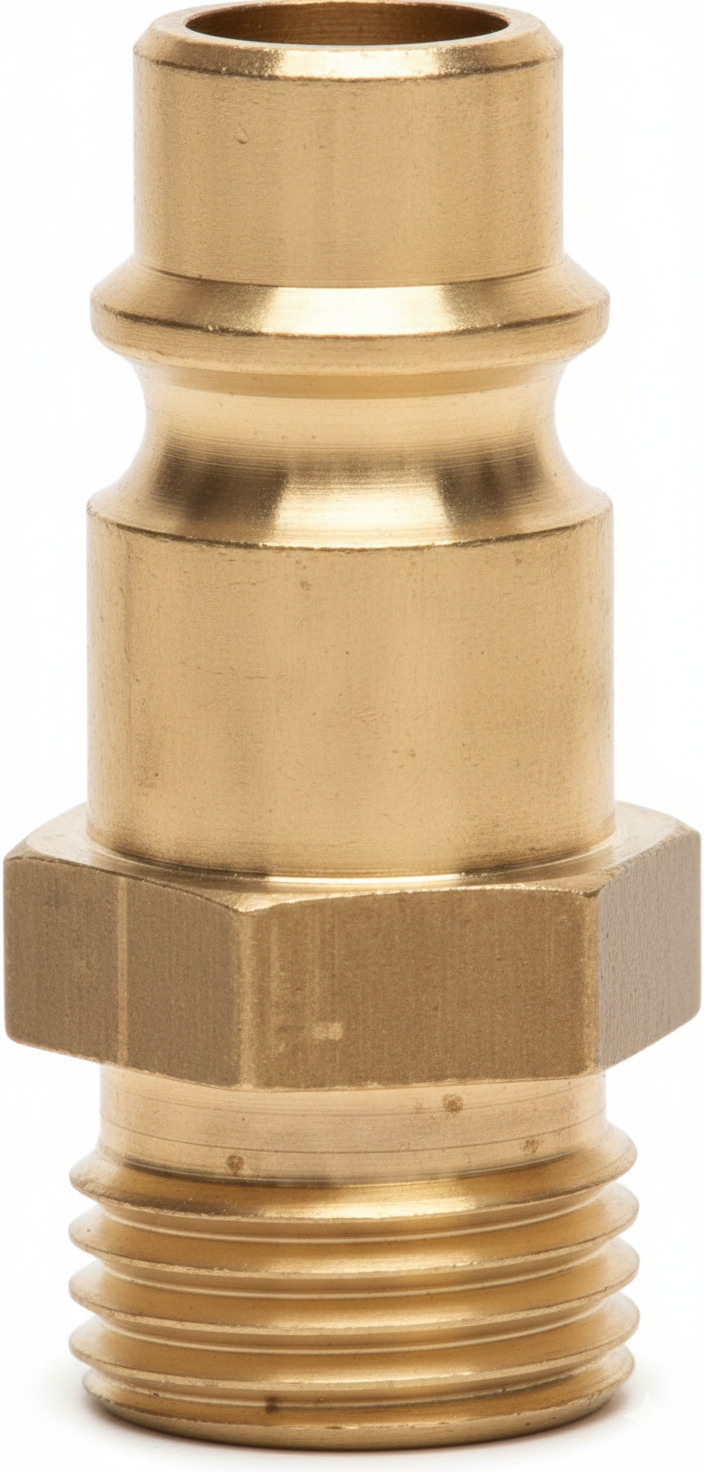 Brass Quick Coupling Male Plug 26 Series 1/4"