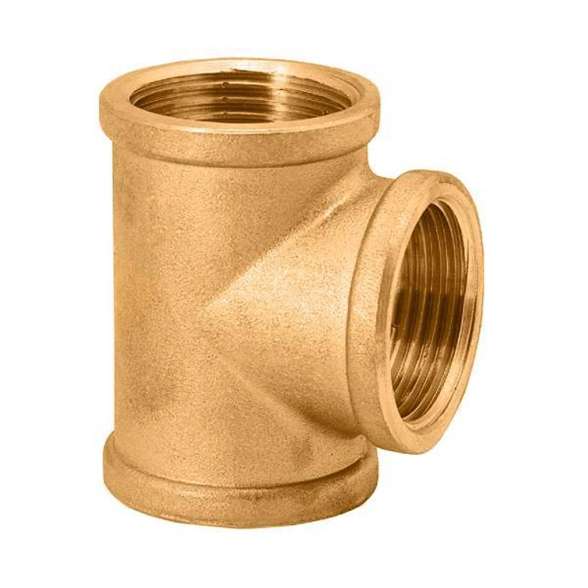 Yellow Brass Tee 2 1/2"