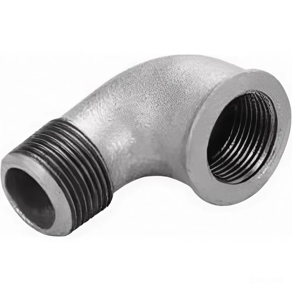 TRAKYA DÖKÜM Galvanized Male Elbow 1 1/4"