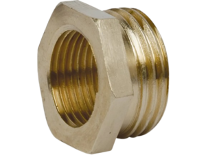 Yellow Brass Reducer 4" - 1 1/2"