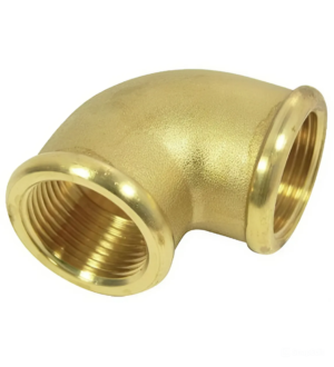 Yellow Brass Elbow 1/4"