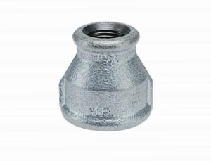 TRAKYA DÖKÜM Galvanized Reducing Coupling 1"–3/4"