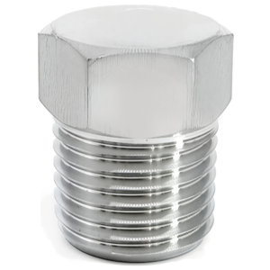 Stainless Steel Male Threaded Blind Cap AISI 304 3"