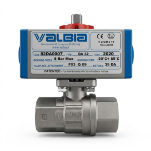 VALBIA 8P00030008 Actuated Stainless Steel Ball Valve 1 1/2"