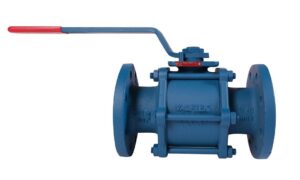 VALFTEK Reduced Bore 3-Piece Ball Valve DN100 PN40
