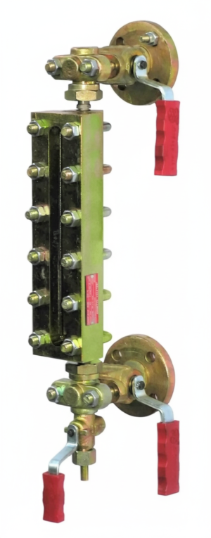 VALFTEK BR-24B Reflex Glass Level Gauge V L: 340mm