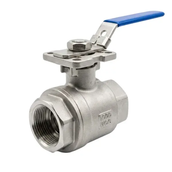 Actuator Compatible 2-Piece Stainless Steel Ball Valve PN63 1 1/2"